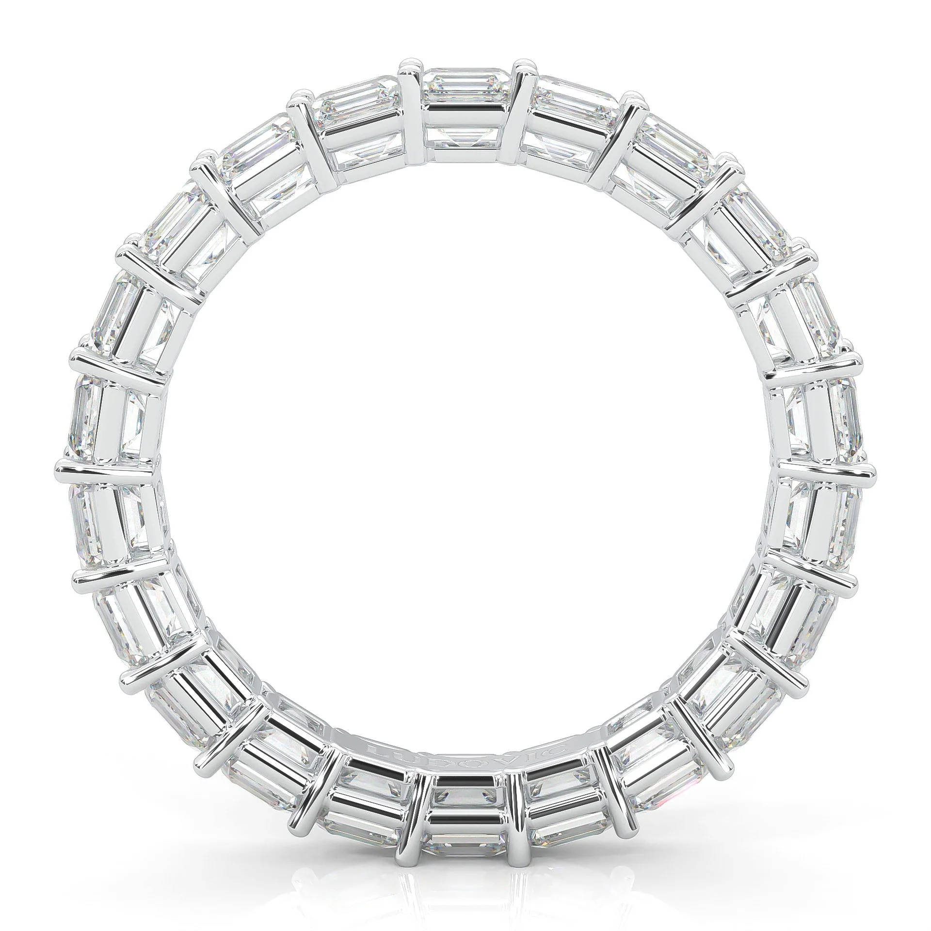 The Scented Belle Moissanite Eternity Ring - Image 4