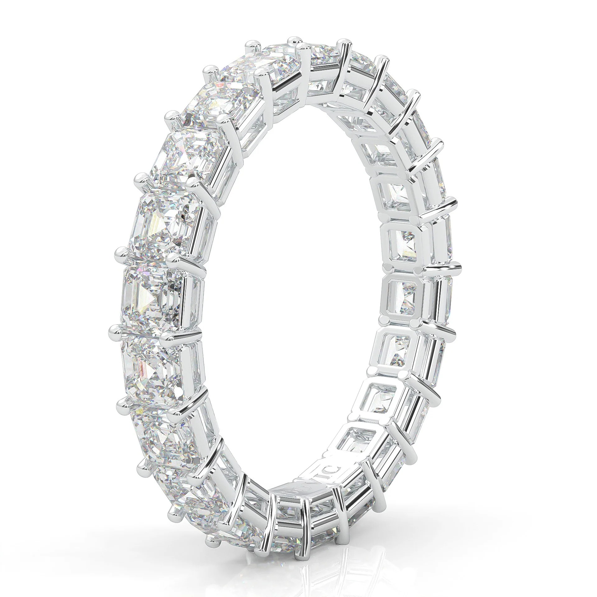 The Scented Belle Moissanite Eternity Ring - Image 5