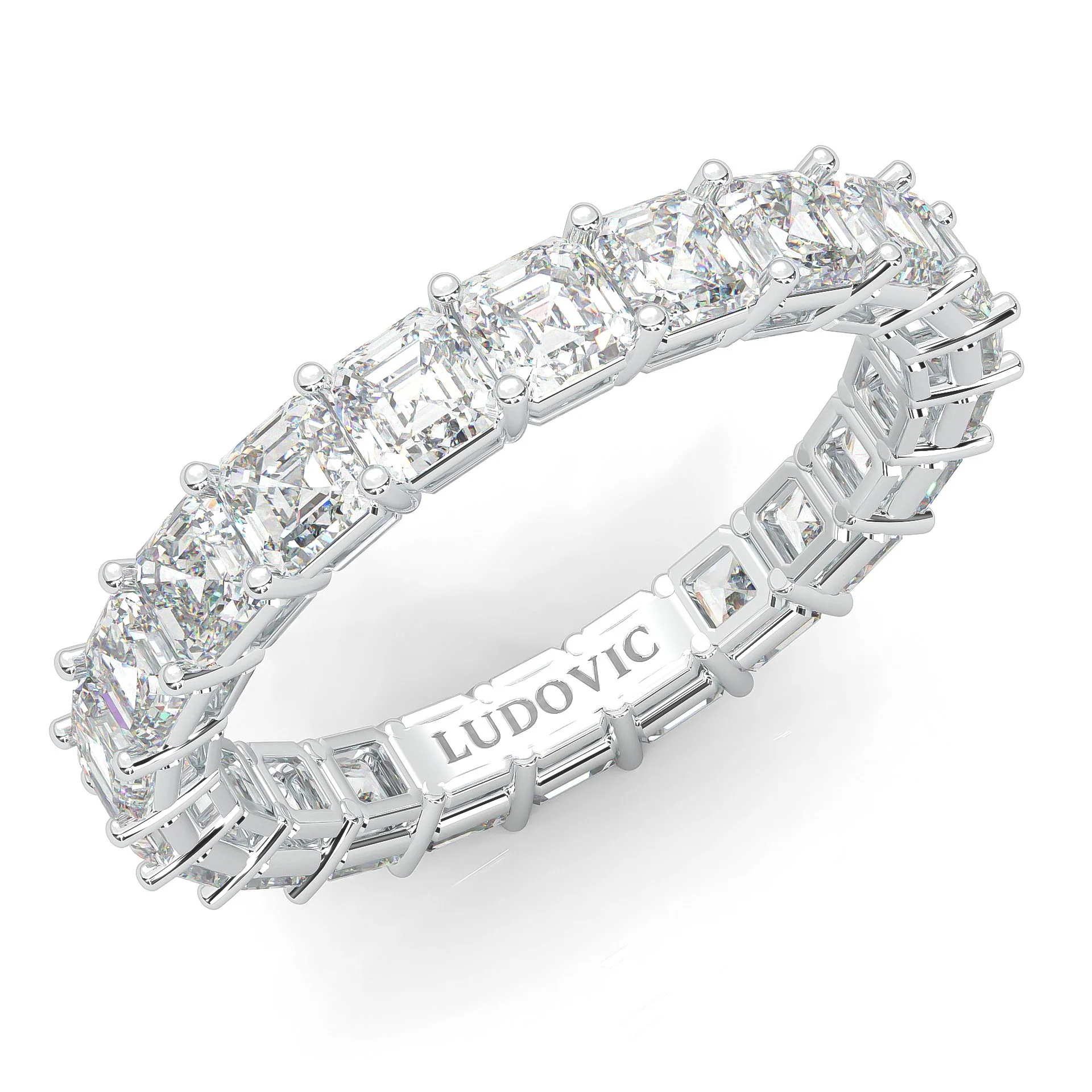 The Scented Belle Moissanite Eternity Ring - Image 7