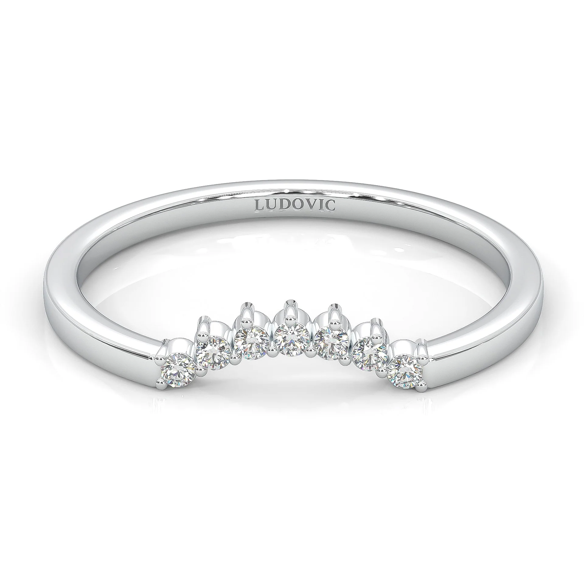 The Simple Love Moissanite Wedding Set (14k Solid Gold) - Image 10