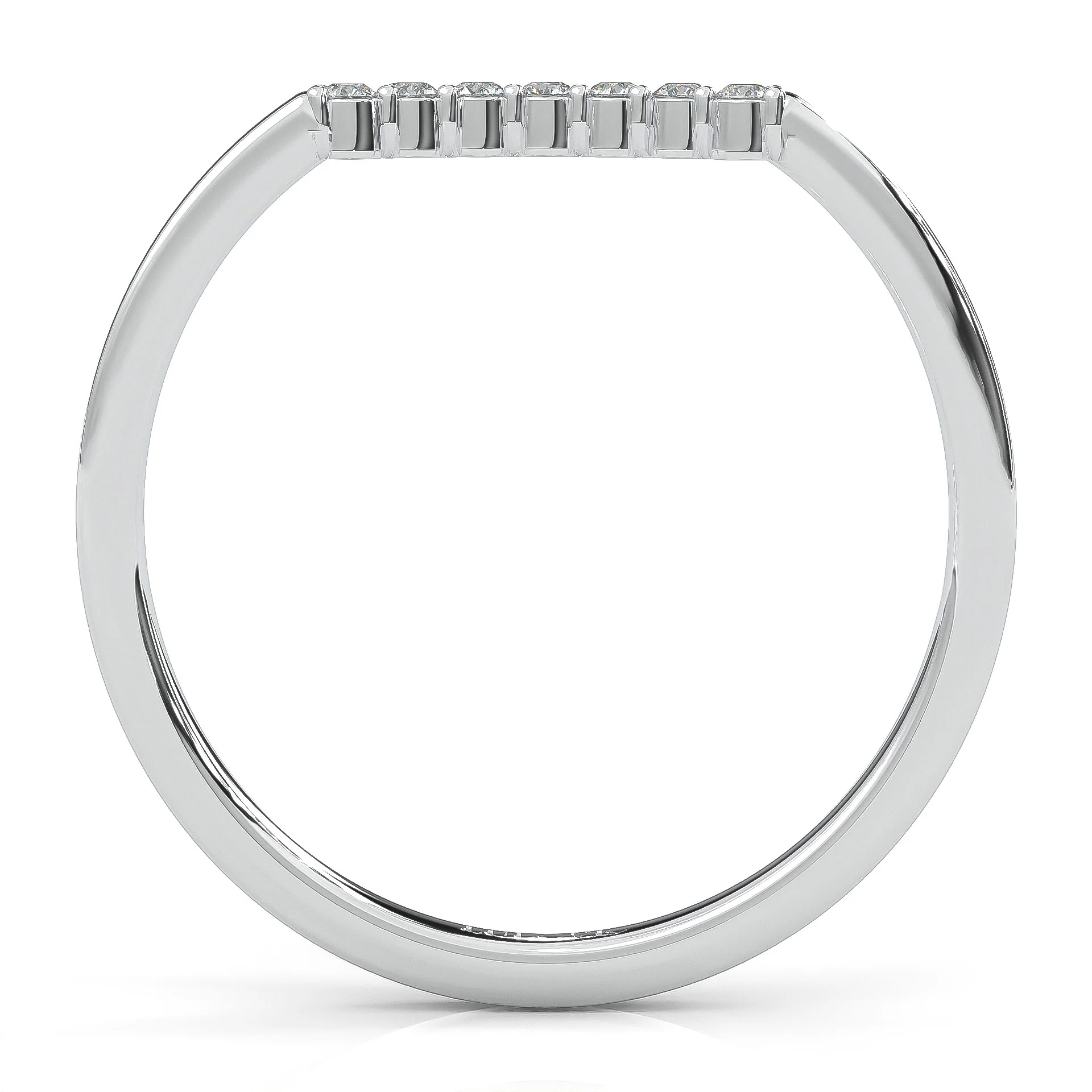 The Simple Love Moissanite Wedding Set (14k Solid Gold) - Image 13