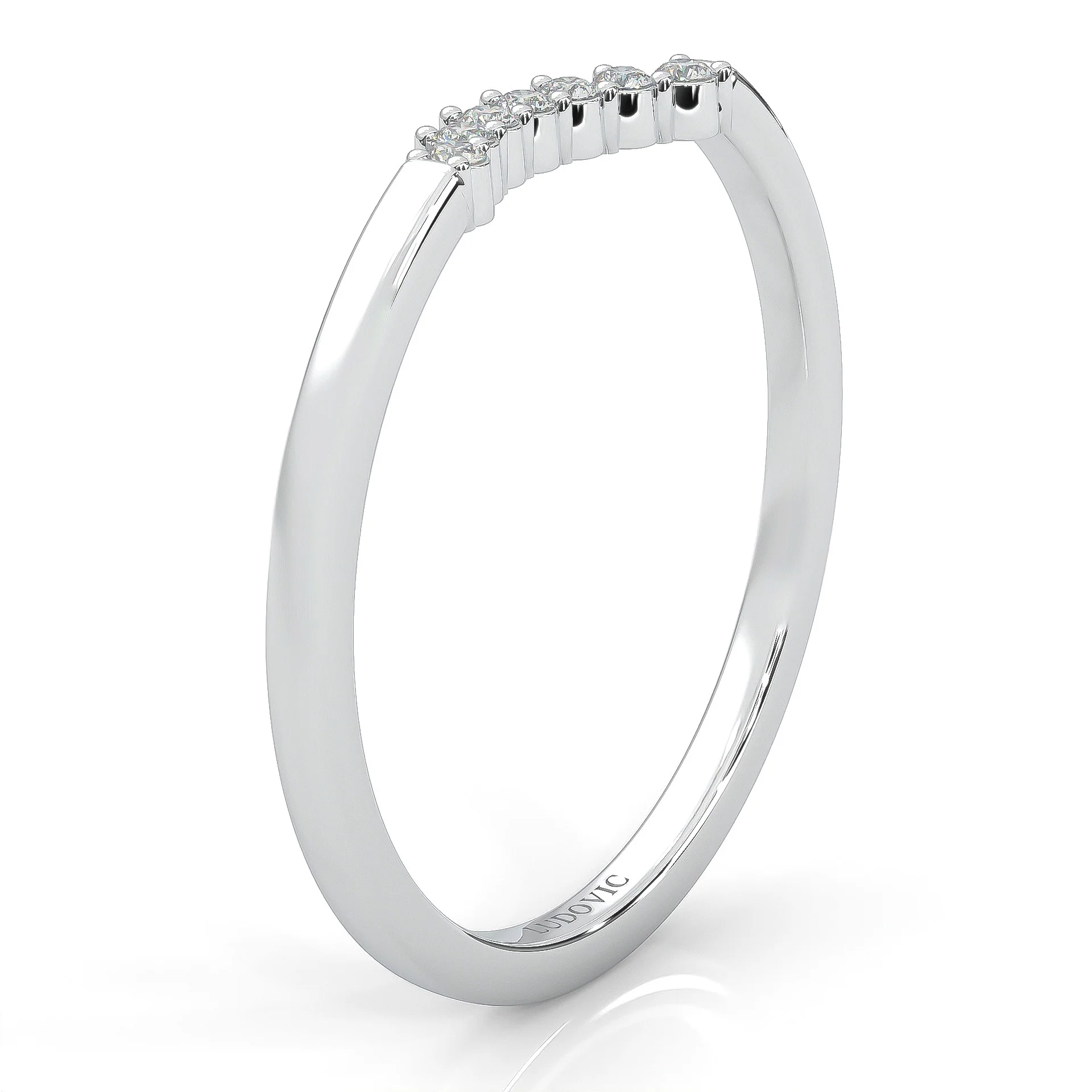 The Simple Love Moissanite Wedding Set (14k Solid Gold) - Image 14