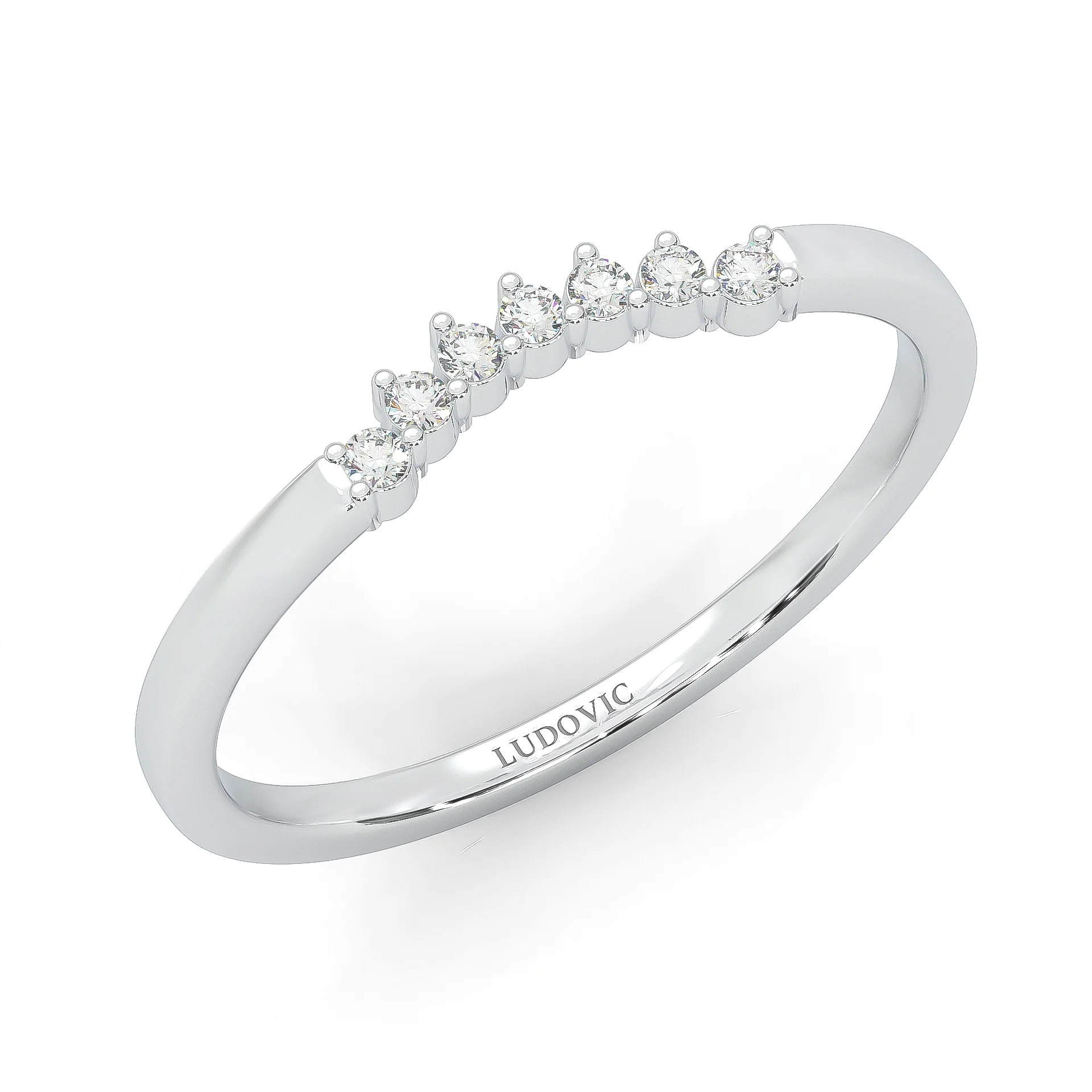 The Simple Love Moissanite Wedding Set (14k Solid Gold) - Image 15