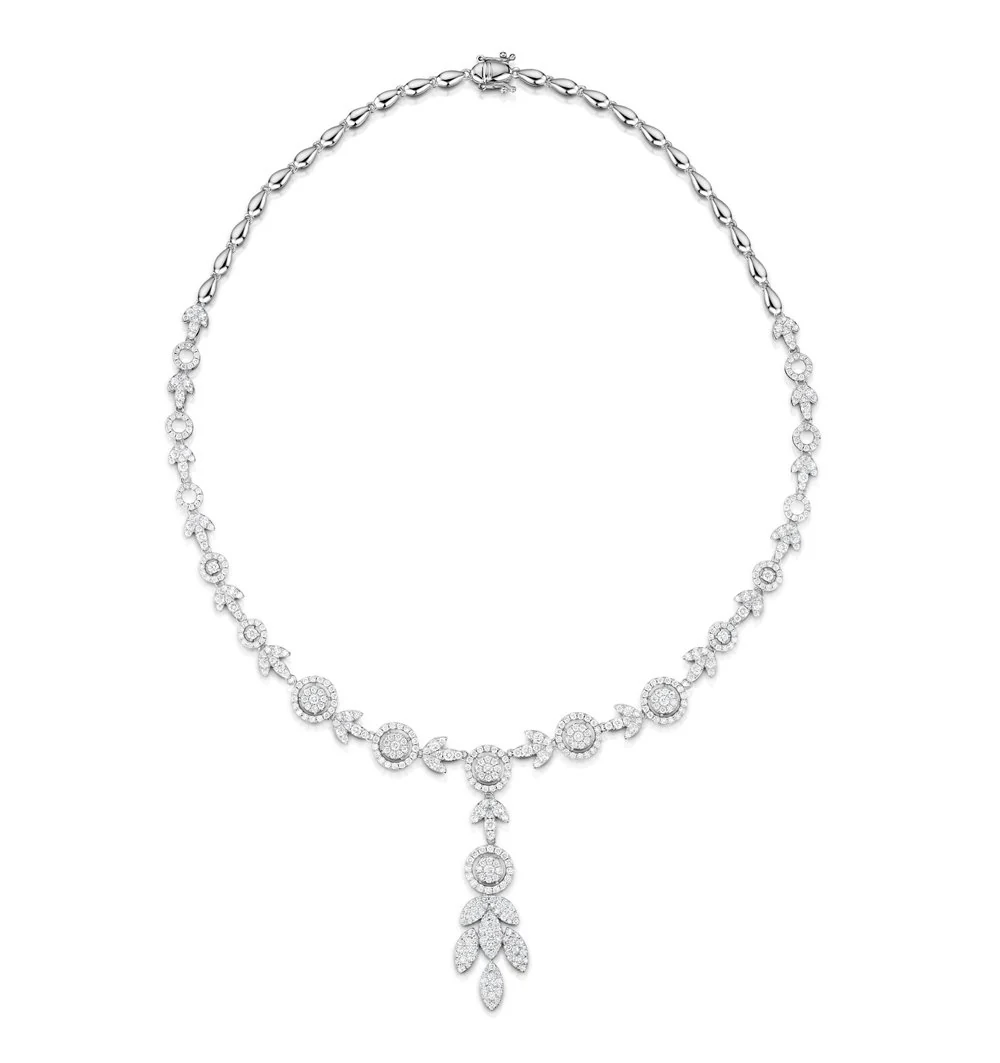 The Solar Blossom Moissanite Necklace