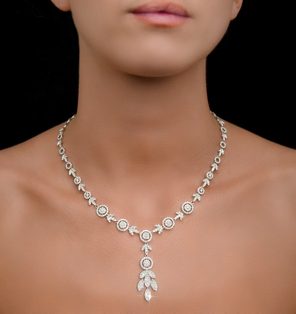 The Solar Blossom Moissanite Necklace - Image 4