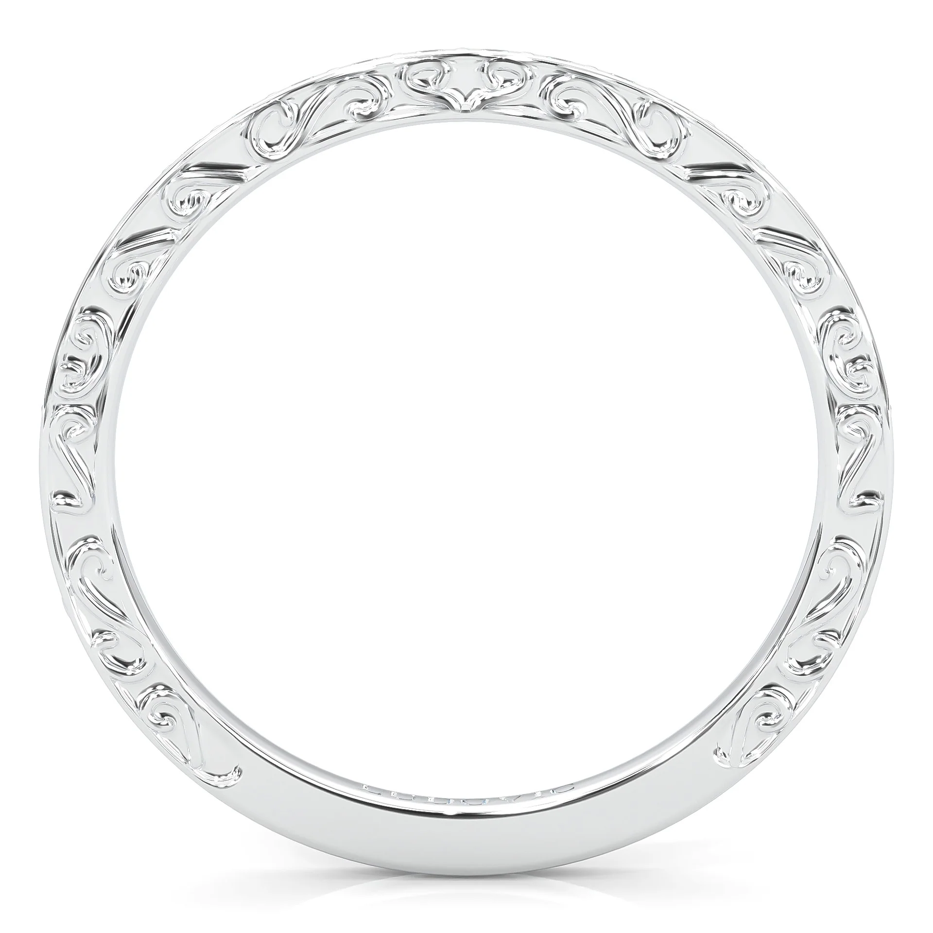 The Vintage Lunar Moissanite Wedding Set - Image 12
