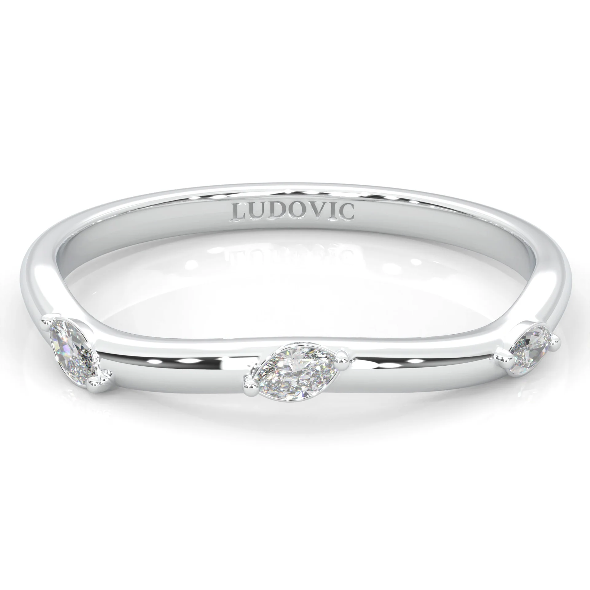 Unique Twist Wedding Band