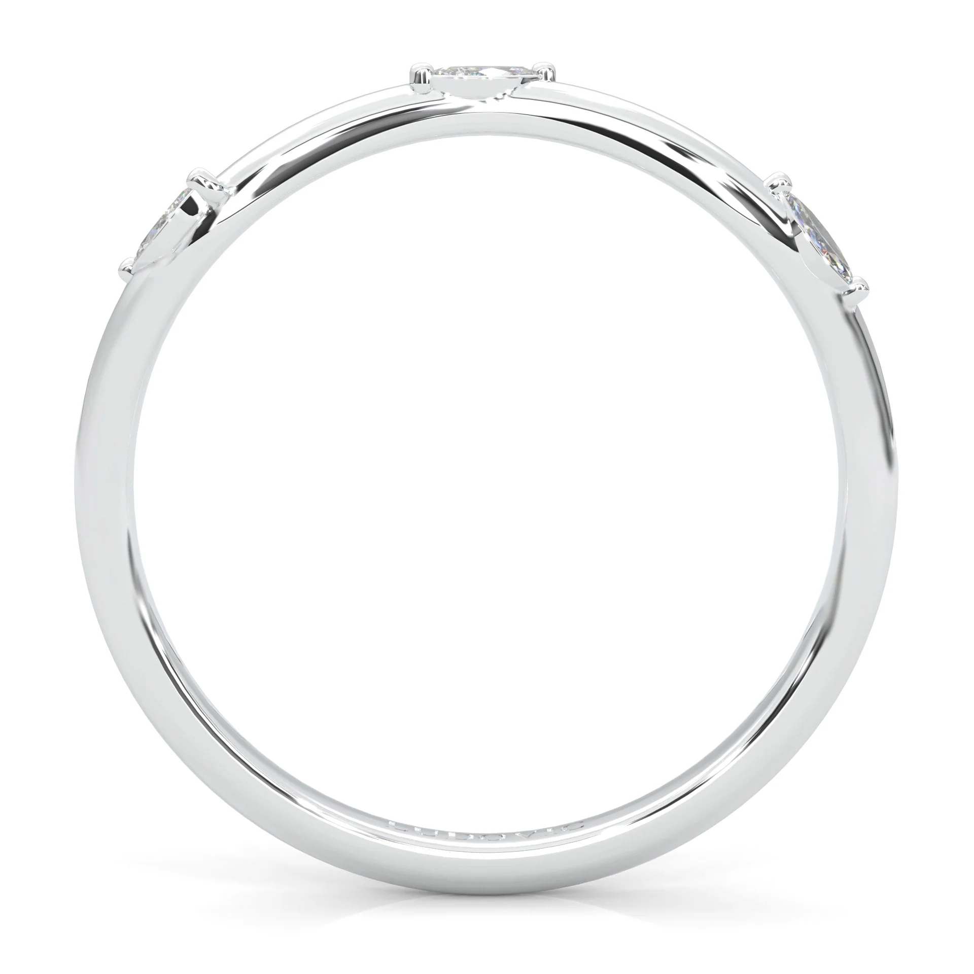 Unique Twist Wedding Band - Image 4