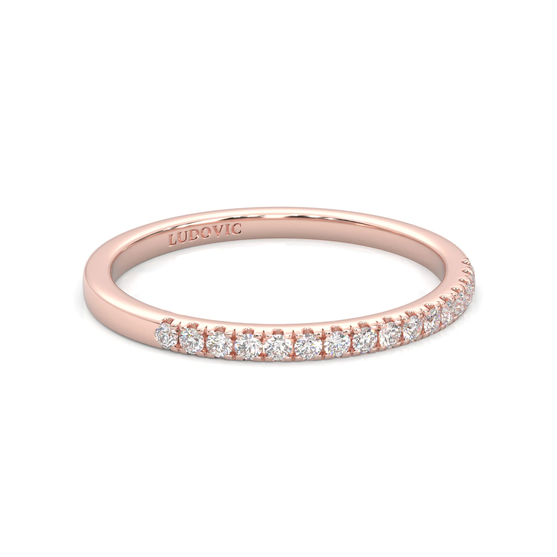 Wedding Band 4 ( Rose Gold ) - Image 3