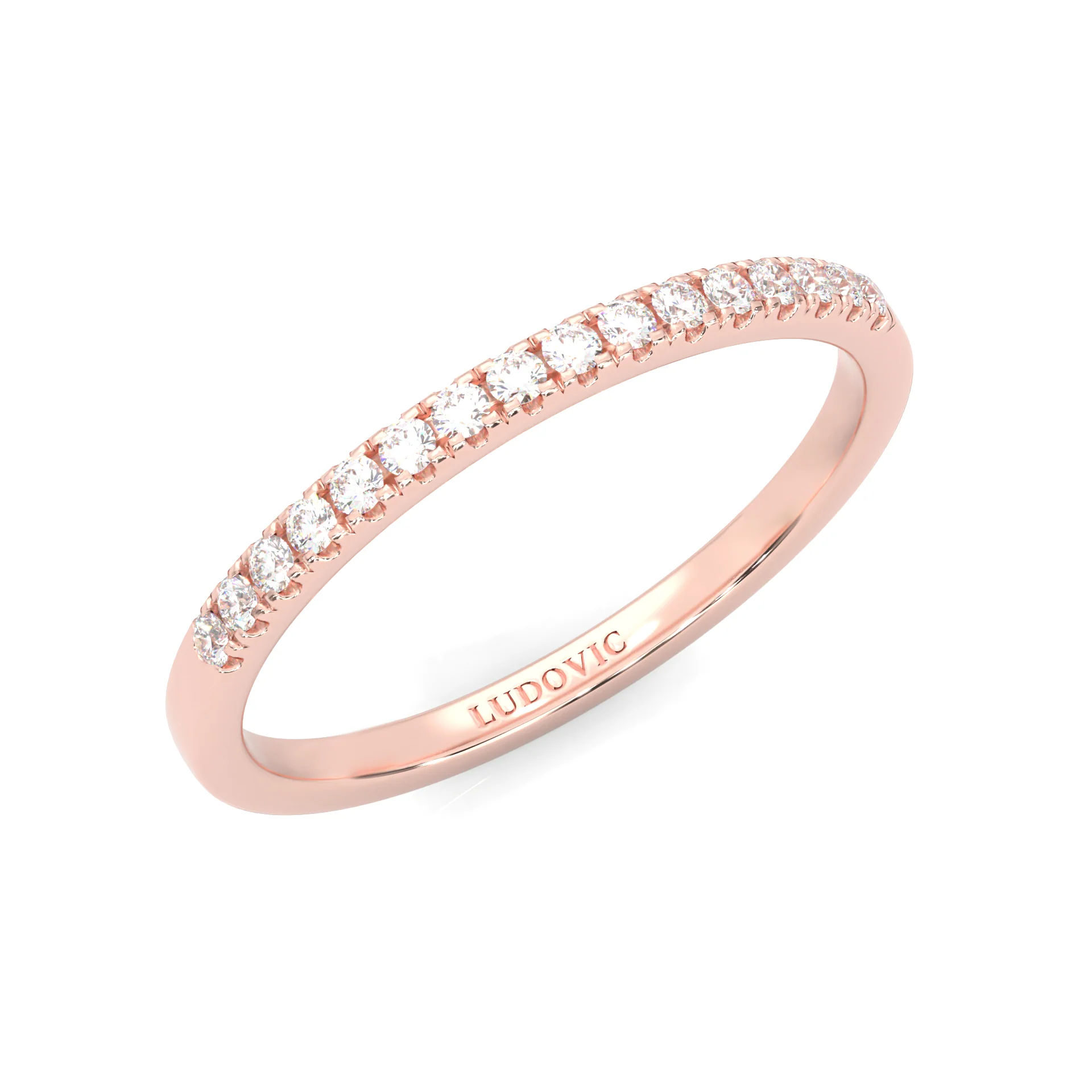 Wedding Band 4 ( Rose Gold ) - Image 7