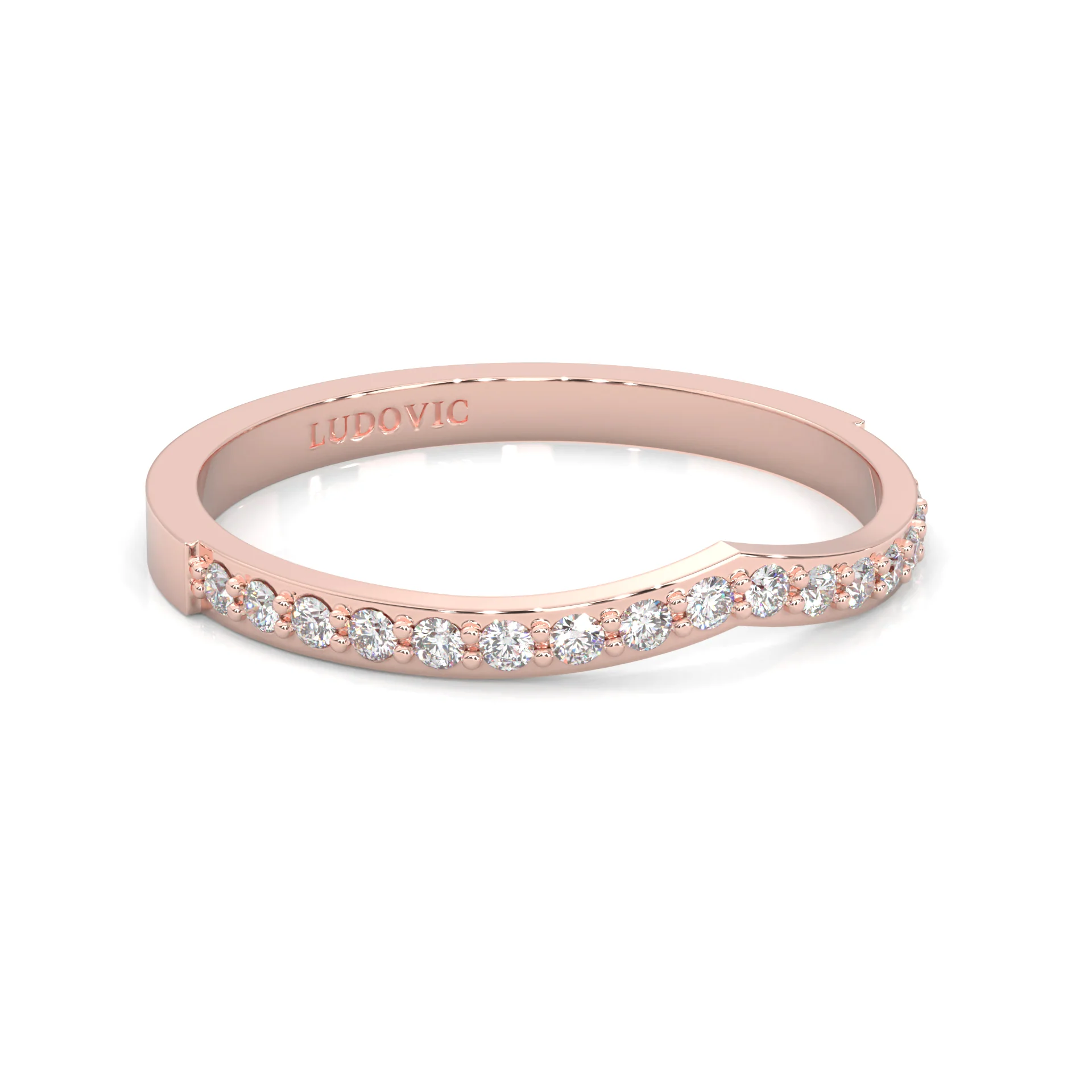 Wedding band 7 (Rose Gold ) - Image 3