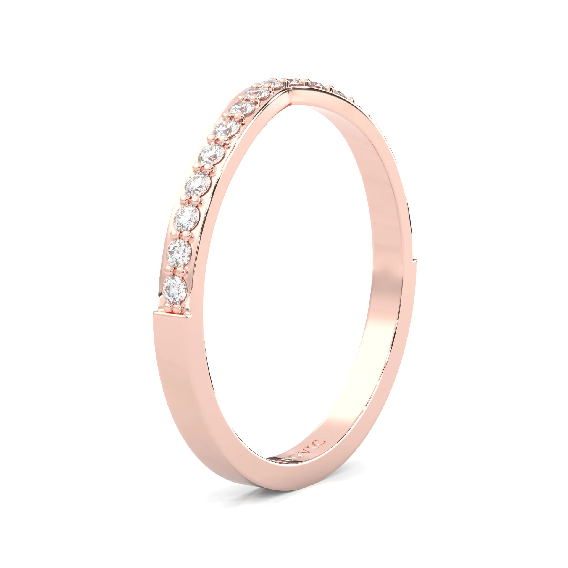 Wedding band 7 (Rose Gold ) - Image 5