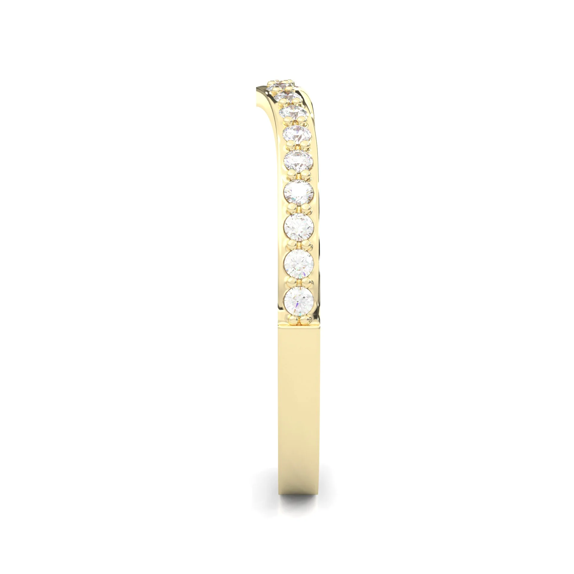 Wedding band 7 ( Yellow Gold ) - Image 3