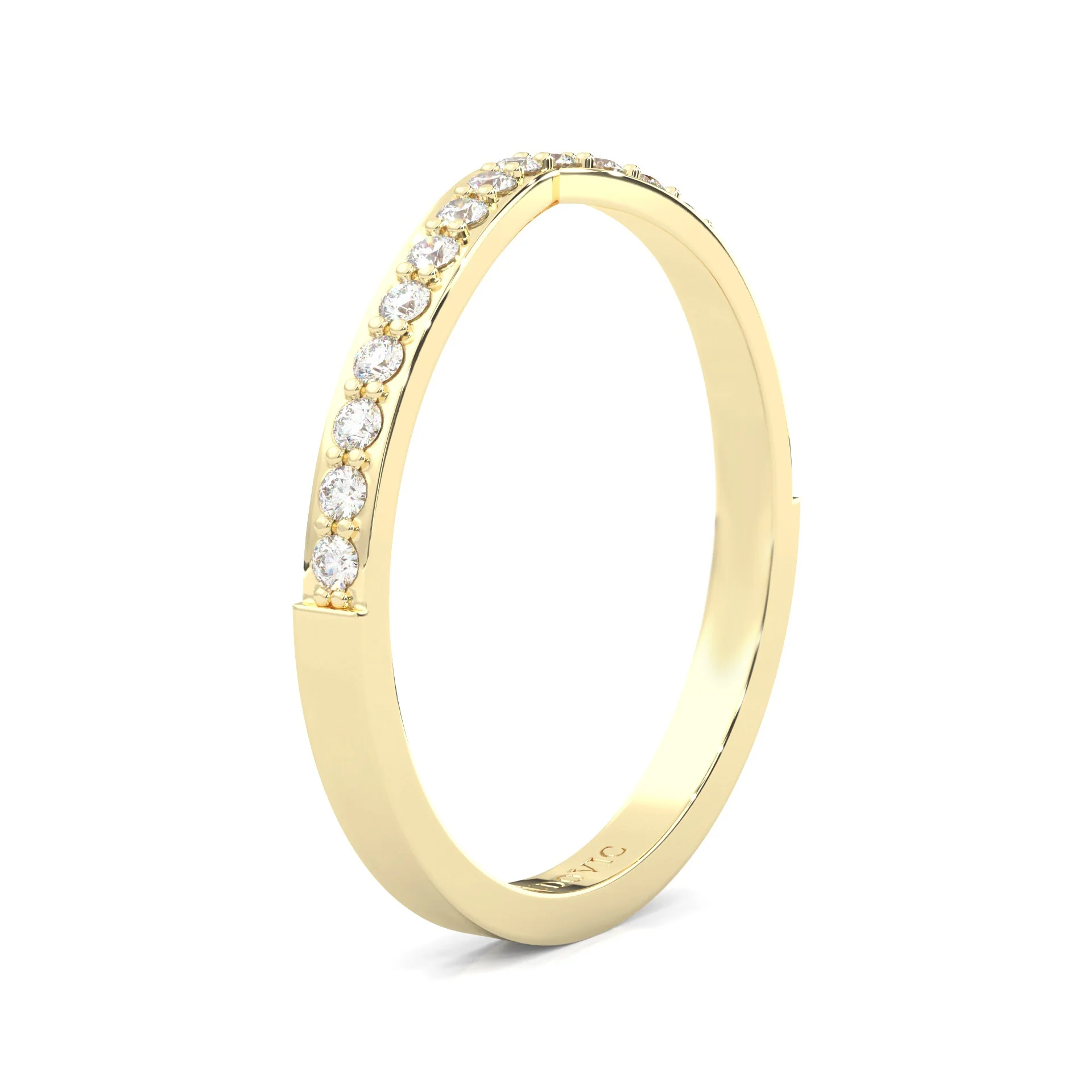 Wedding band 7 ( Yellow Gold ) - Image 4