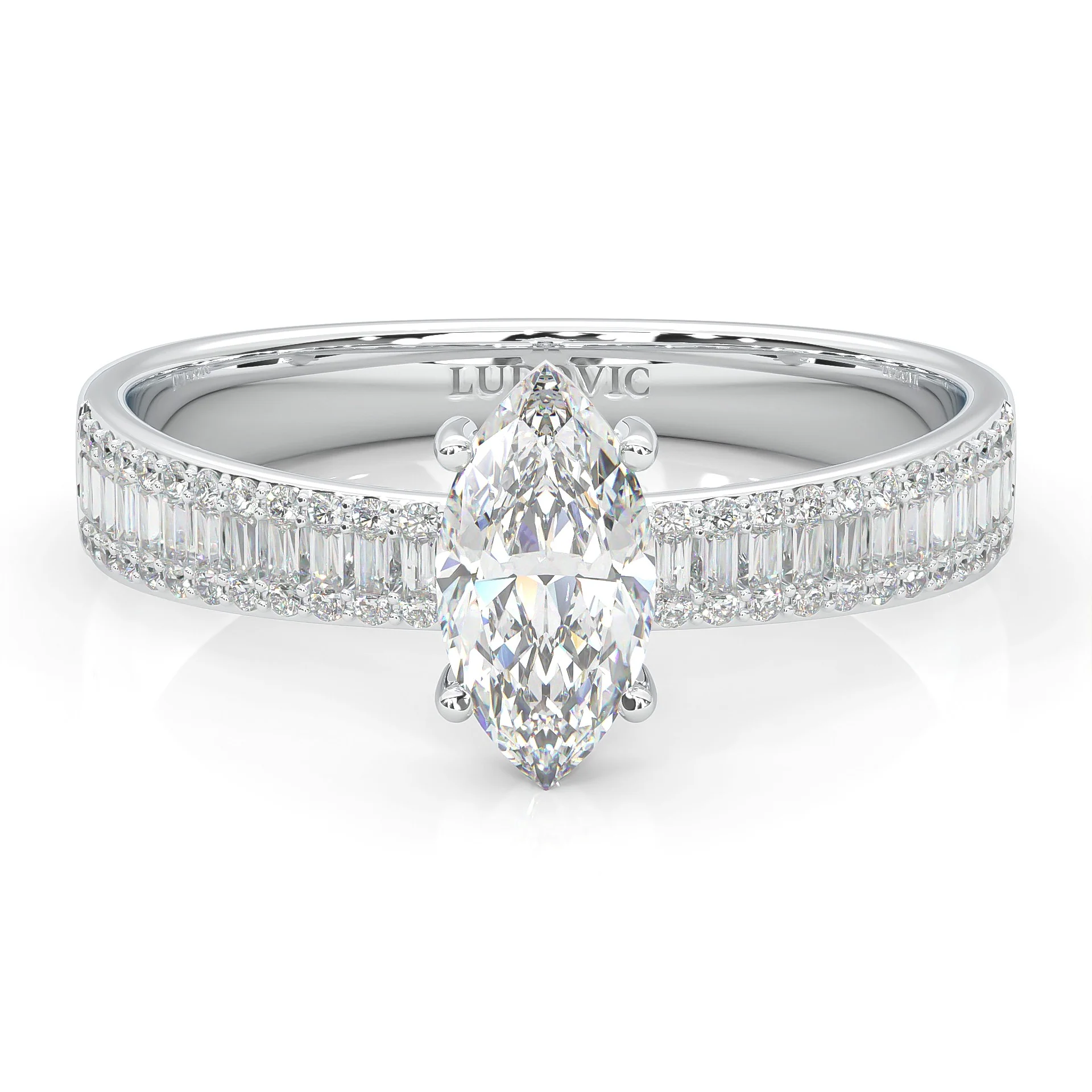 Wedding Set 7 (14k Solid Gold) - Image 3