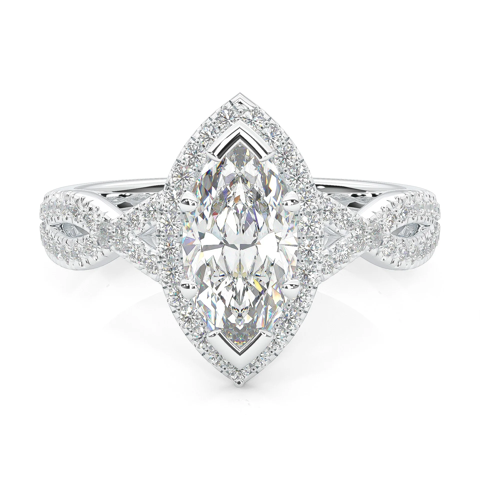 Wedding Set 4 (14k Solid Gold) - Image 3
