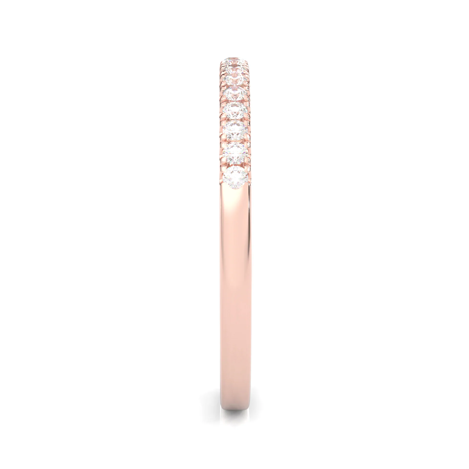 Wedding Set 4 (14k Solid Rose Gold) - Image 11