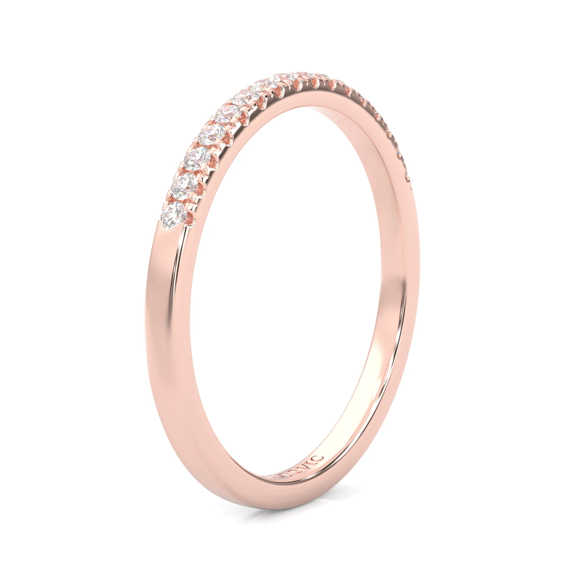 Wedding Set 4 (14k Solid Rose Gold) - Image 12