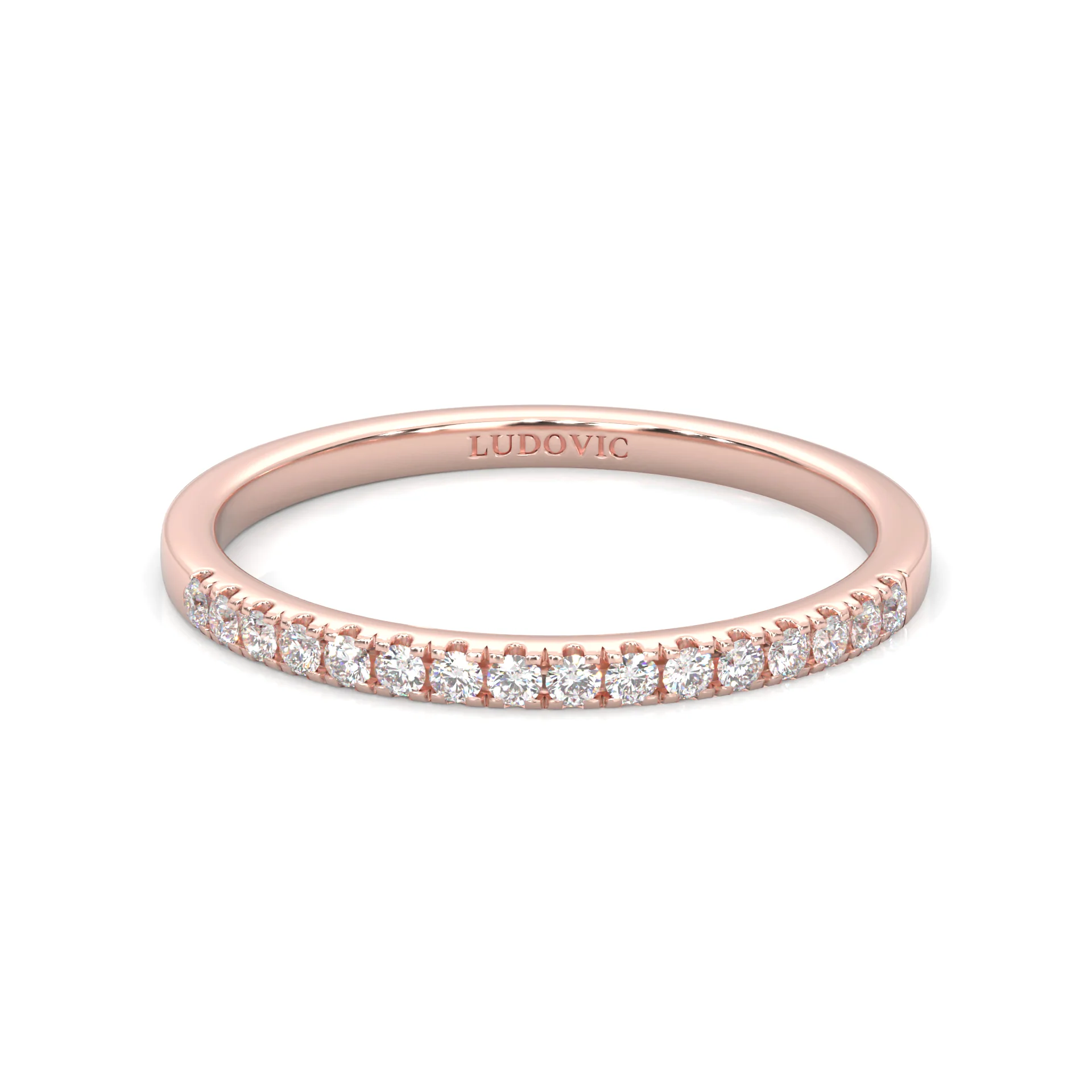 Wedding Set 4 (14k Solid Rose Gold) - Image 9