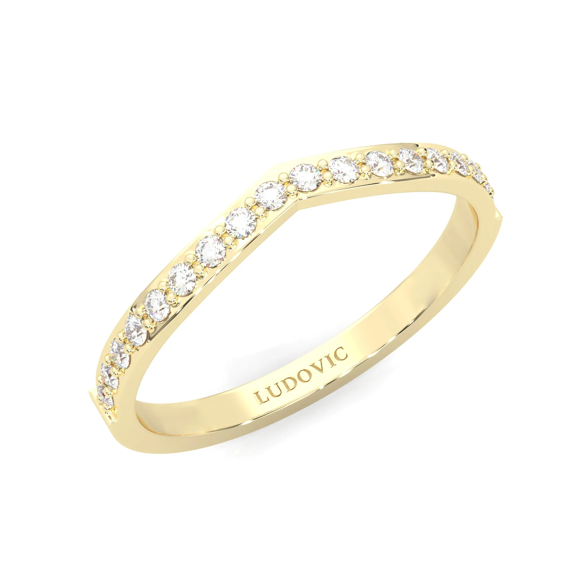 Wedding Set 7 (14k Solid Yellow Gold) - Image 14